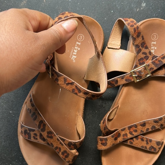 Link Kids Leopard Print Slippers - Brown - Picture 2 of 4